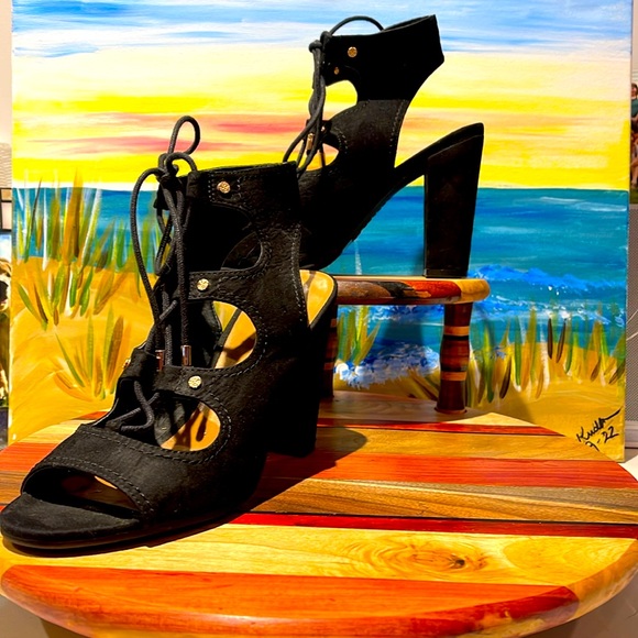 2 for $10 8M Black Indigo Road Velvet shoes - Picture 3 of 8